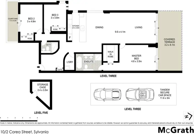 Floorplan of Homely apartment listing, 10/2 Corea Street, Sylvania NSW 2224