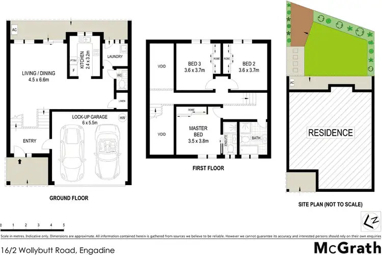 Floorplan of Homely townhouse listing, 16/2 Wollybutt Road, Engadine NSW 2233