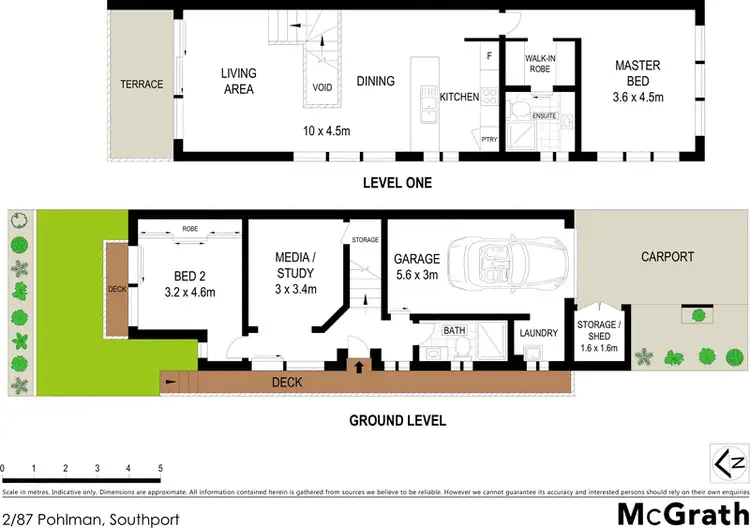 Floorplan of Homely villa listing, 2/87 Pohlman Street, Southport QLD 4215
