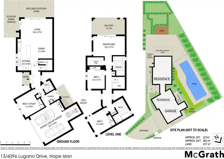 Floorplan of Homely house listing, 6096 Lugano Drive, Hope Island QLD 4212