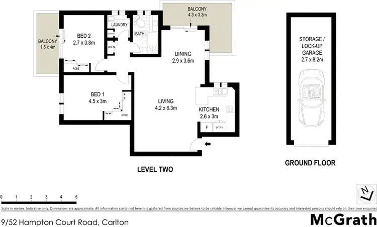 Floorplan of Homely apartment listing, 9/52 Hampton Court Road, Carlton NSW 2218