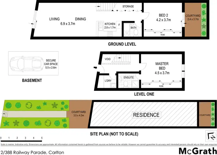 Floorplan of Homely apartment listing, 2/388 Railway Parade, Carlton NSW 2218