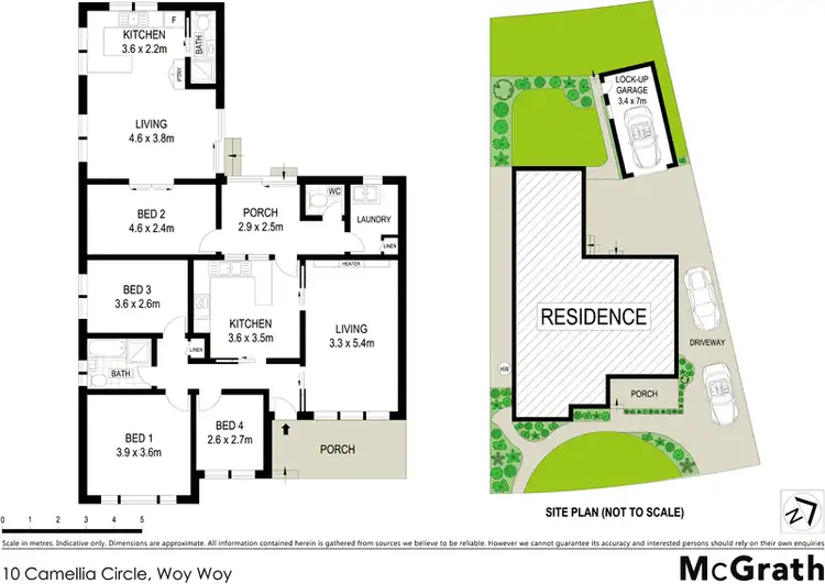 Floorplan of Homely house listing, 10 Camellia Circle, Woy Woy NSW 2256