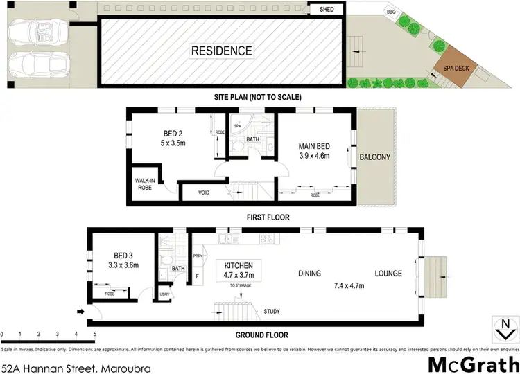 Floorplan of Homely house listing, 52A Hannan Street, Maroubra NSW 2035