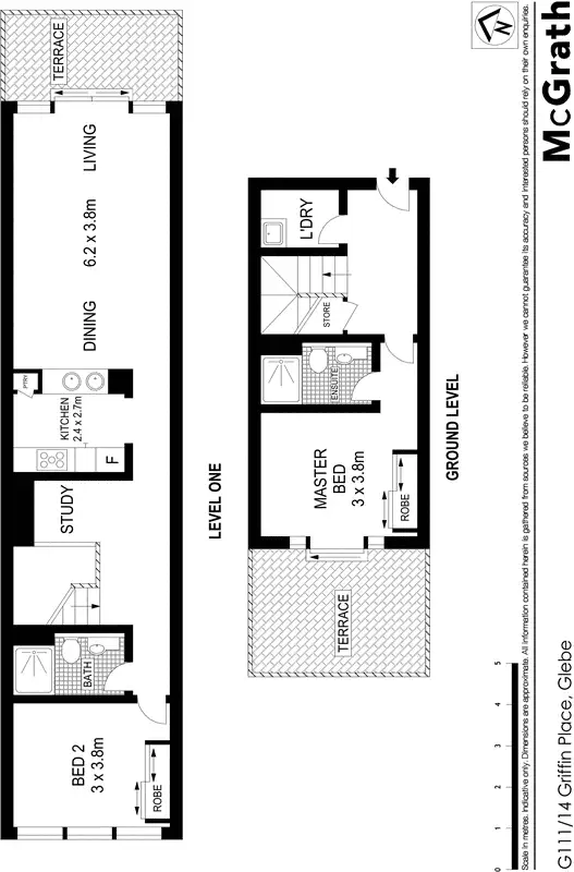 Floorplan of Homely apartment listing, G111/14 Griffin Place, Glebe NSW 2037