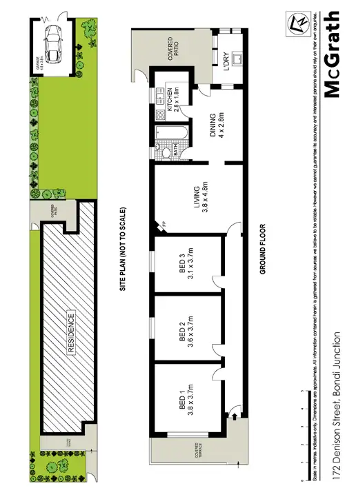 Floorplan of Homely house listing, 172 Denison Street, Queens Park NSW 2022