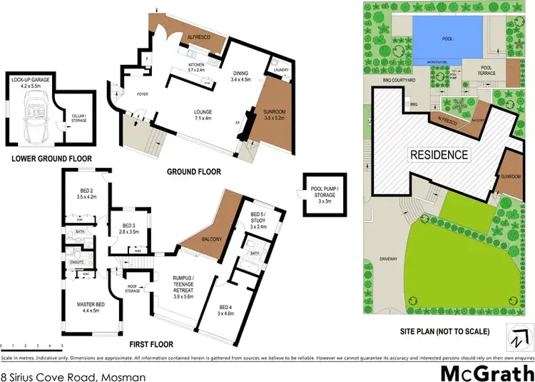 Floorplan of Homely house listing, 8 Sirius Cove Road, Mosman NSW 2088