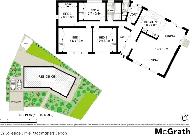 Floorplan of Homely house listing, 32 Lakeside Drive, Macmasters Beach NSW 2251