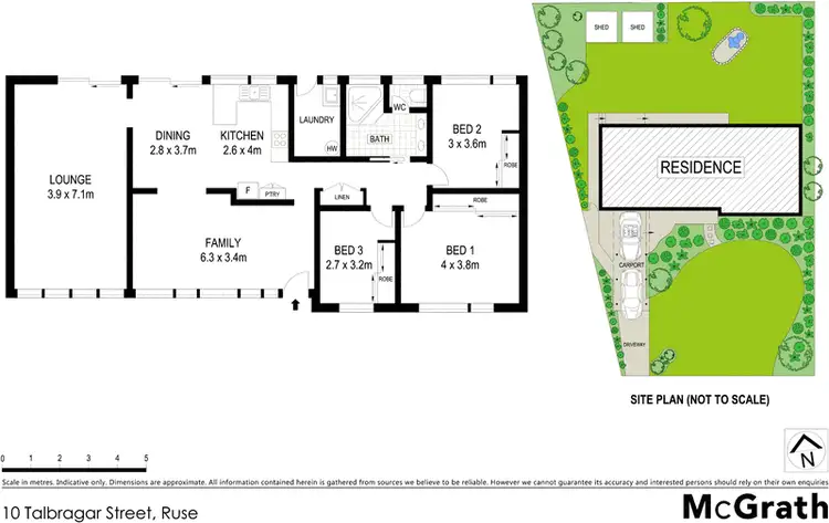 Floorplan of Homely house listing, 10 Talbragar Street, Ruse NSW 2560