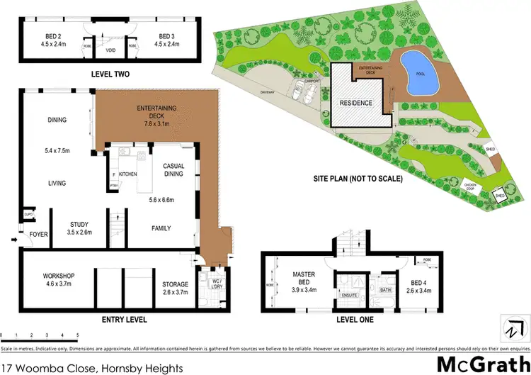 Floorplan of Homely house listing, 17 Woomba Close, Hornsby Heights NSW 2077
