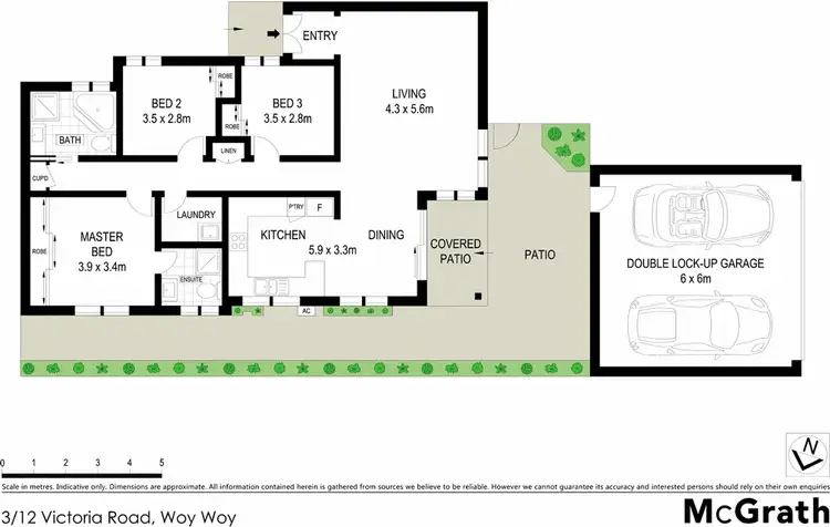 Floorplan of Homely villa listing, 3/12-14 Victoria Road, Woy Woy NSW 2256