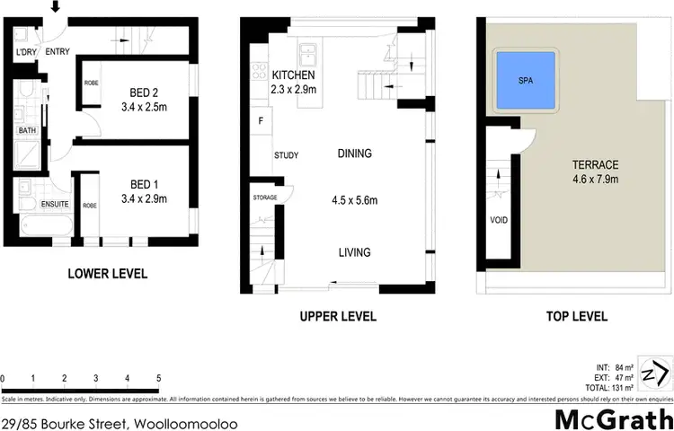 Floorplan of Homely apartment listing, 29/85 Bourke Street, Woolloomooloo NSW 2011