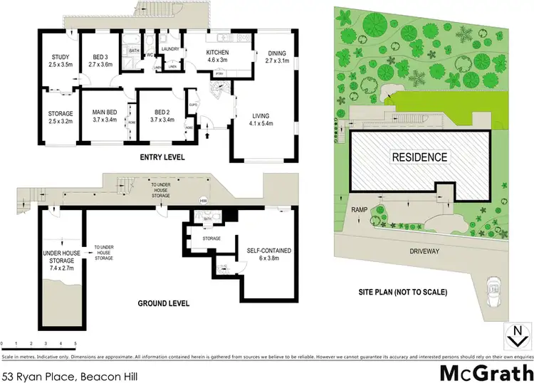 Floorplan of Homely house listing, 53 Ryan Place, Beacon Hill NSW 2100