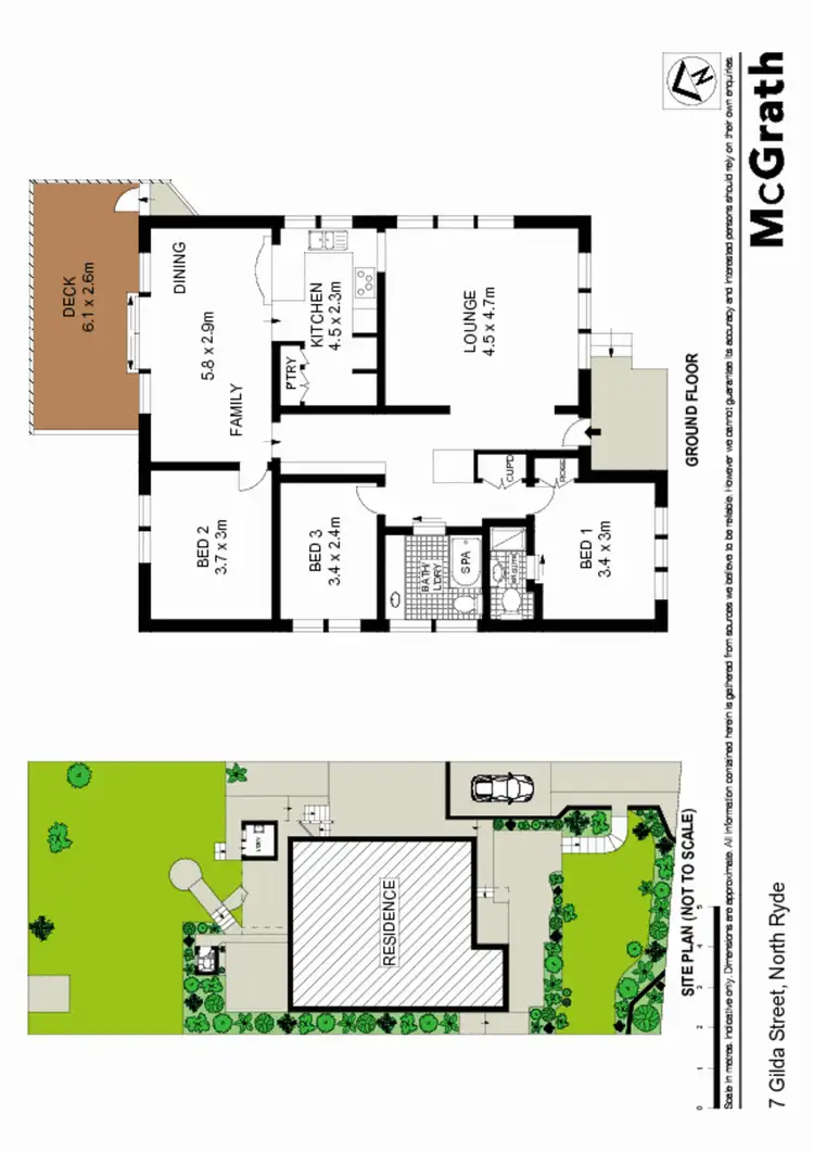 Floorplan of Homely house listing, 7 Gilda Street, North Ryde NSW 2113