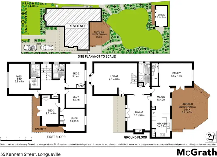 Floorplan of Homely house listing, 55 Kenneth Street, Longueville NSW 2066