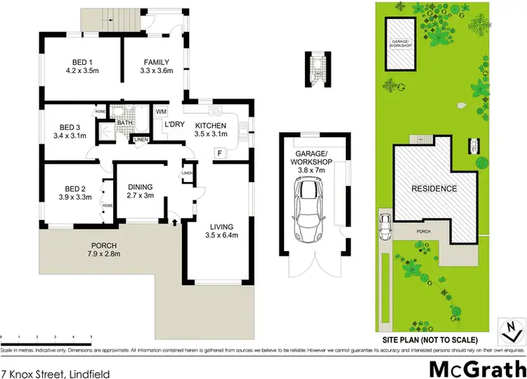 Floorplan of Homely house listing, 7 Knox Street, Lindfield NSW 2070