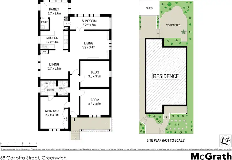 Floorplan of Homely house listing, 58 Carlotta Street, Greenwich NSW 2065