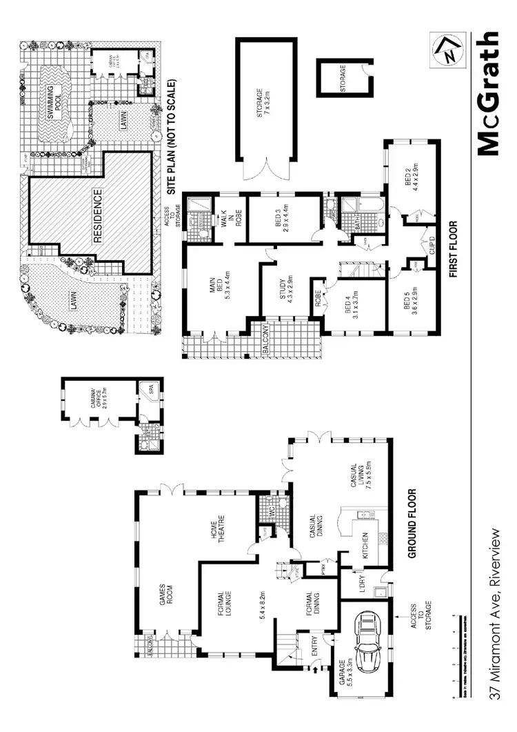 Floorplan of Homely house listing, 37 Miramont Avenue, Riverview NSW 2066
