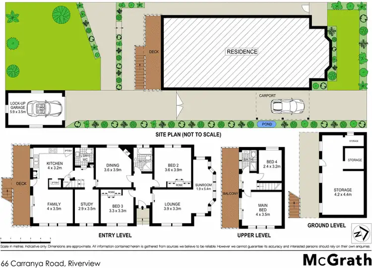 Floorplan of Homely house listing, 66 Carranya Road, Riverview NSW 2066
