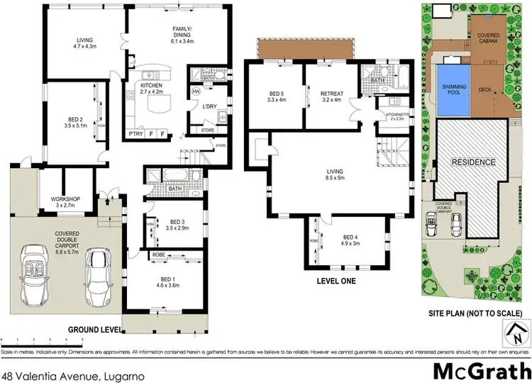 Floorplan of Homely house listing, 48 Valentia Avenue, Lugarno NSW 2210