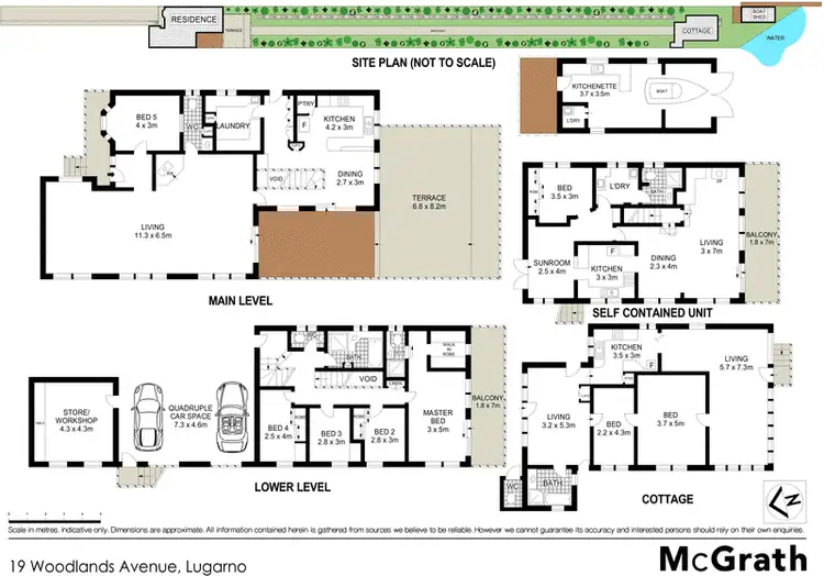 Floorplan of Homely house listing, 19 Woodlands Avenue, Lugarno NSW 2210