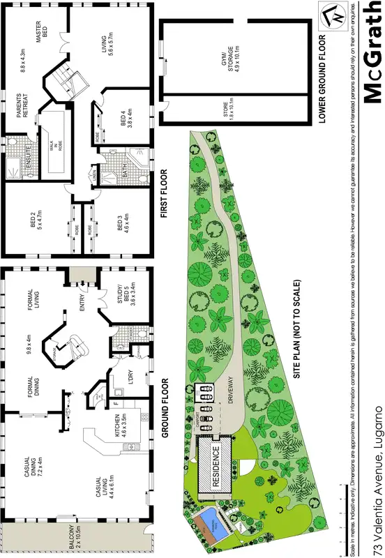 Floorplan of Homely house listing, 73 Valentia Avenue, Lugarno NSW 2210