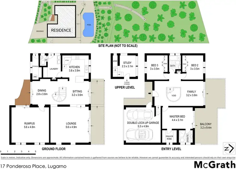 Floorplan of Homely house listing, 17 Ponderosa Place, Lugarno NSW 2210
