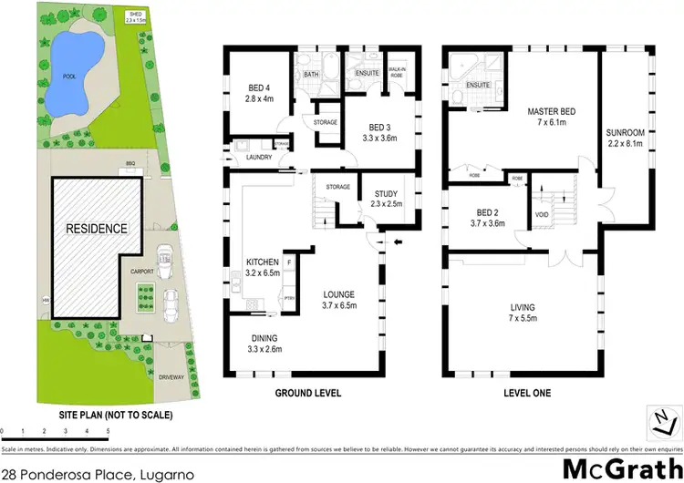 Floorplan of Homely house listing, 28 Ponderosa Place, Lugarno NSW 2210