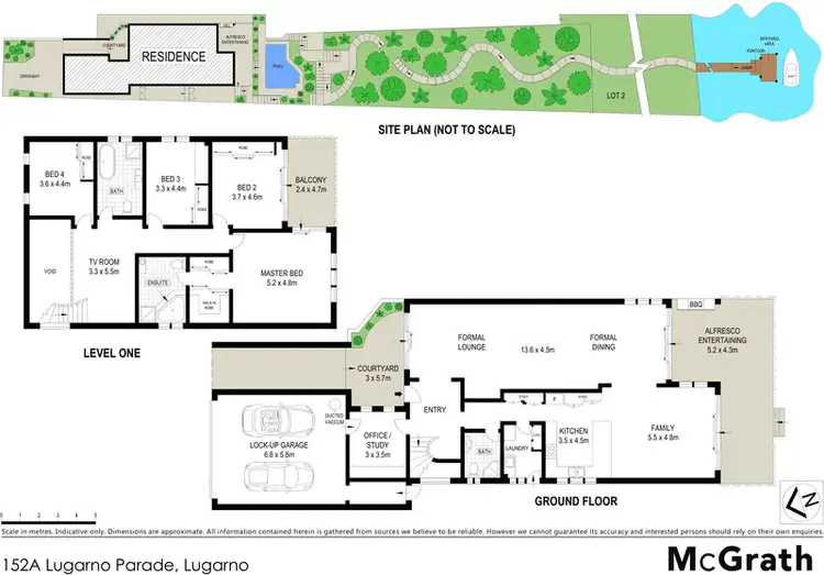 Floorplan of Homely house listing, 152A Lugarno Parade, Lugarno NSW 2210