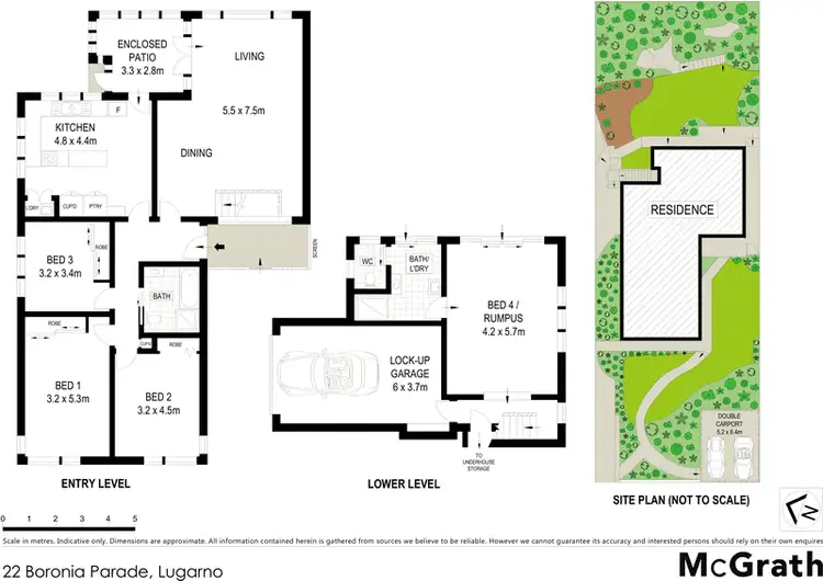 Floorplan of Homely house listing, 22 Boronia Parade, Lugarno NSW 2210