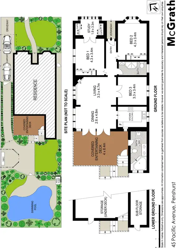 Floorplan of Homely house listing, 45 Pacific Avenue, Penshurst NSW 2222