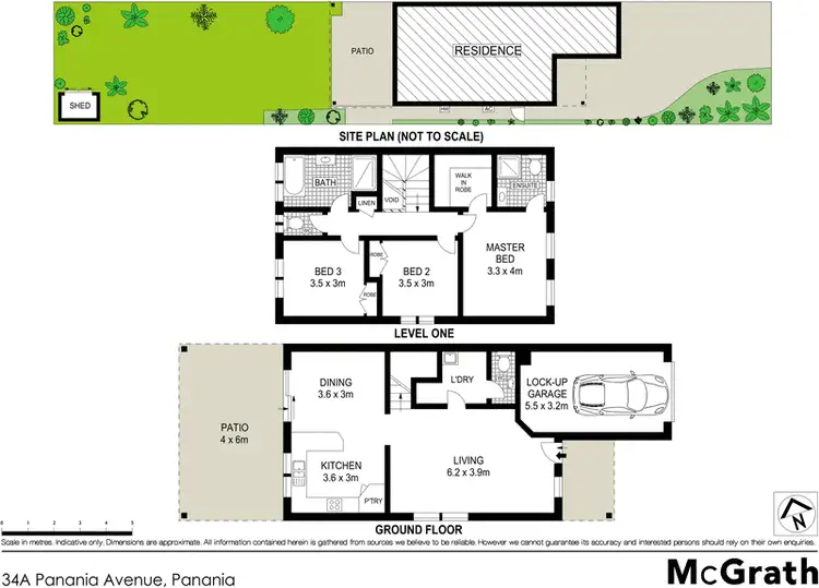 Floorplan of Homely house listing, 34A Panania Avenue, Panania NSW 2213