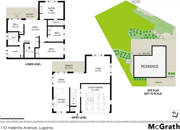 Floorplan of Homely house listing, 11D Valentia Avenue, Lugarno NSW 2210