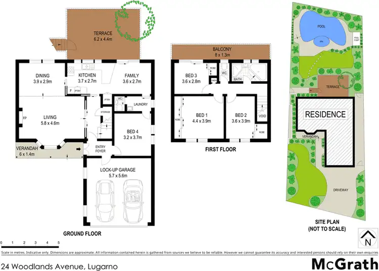 Floorplan of Homely house listing, 24 Woodlands Avenue, Lugarno NSW 2210