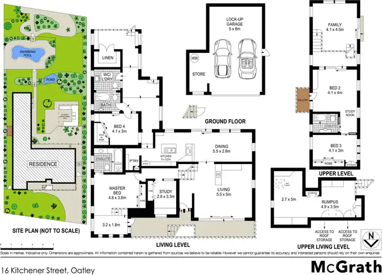 Floorplan of Homely house listing, 16 Kitchener Street, Oatley NSW 2223