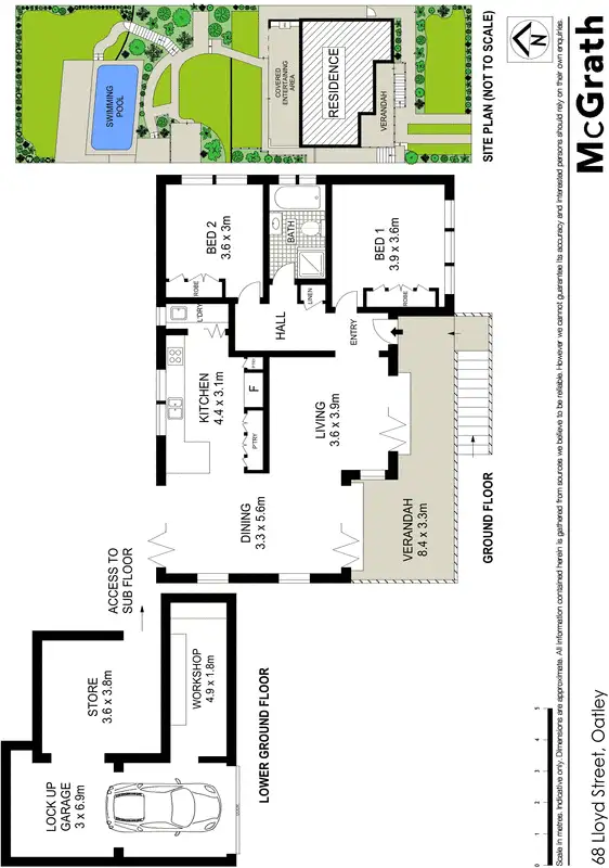 Floorplan of Homely house listing, 68 Lloyd Street, Oatley NSW 2223