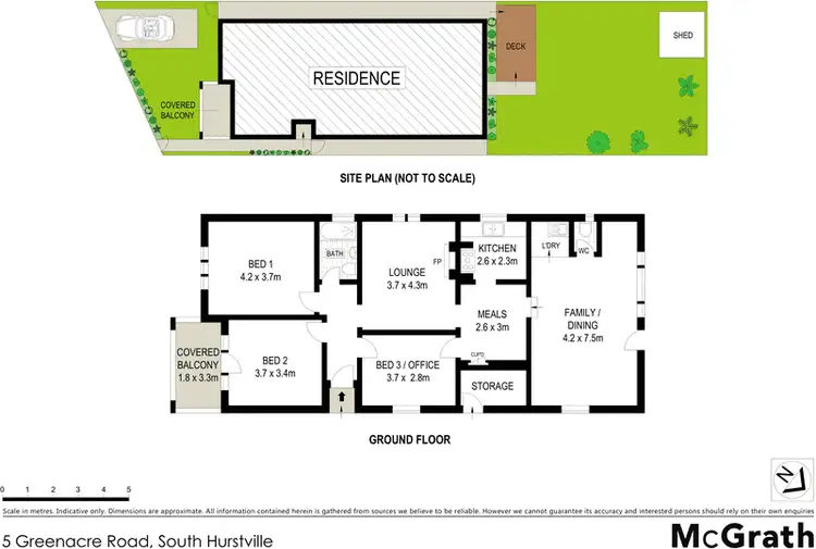 Floorplan of Homely house listing, 5 Greenacre Road, South Hurstville NSW 2221