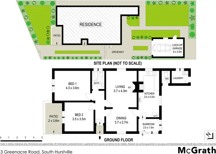 Floorplan of Homely house listing, 3 Greenacre Road, South Hurstville NSW 2221