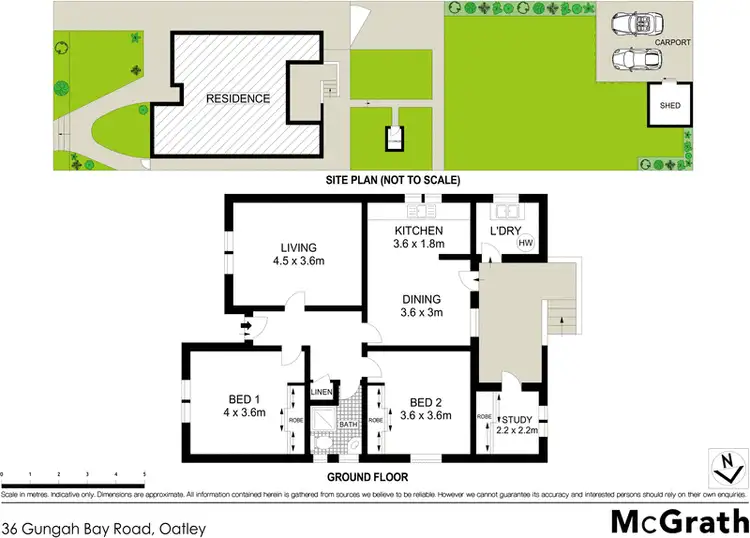 Floorplan of Homely house listing, 36 Gungah Bay Road, Oatley NSW 2223