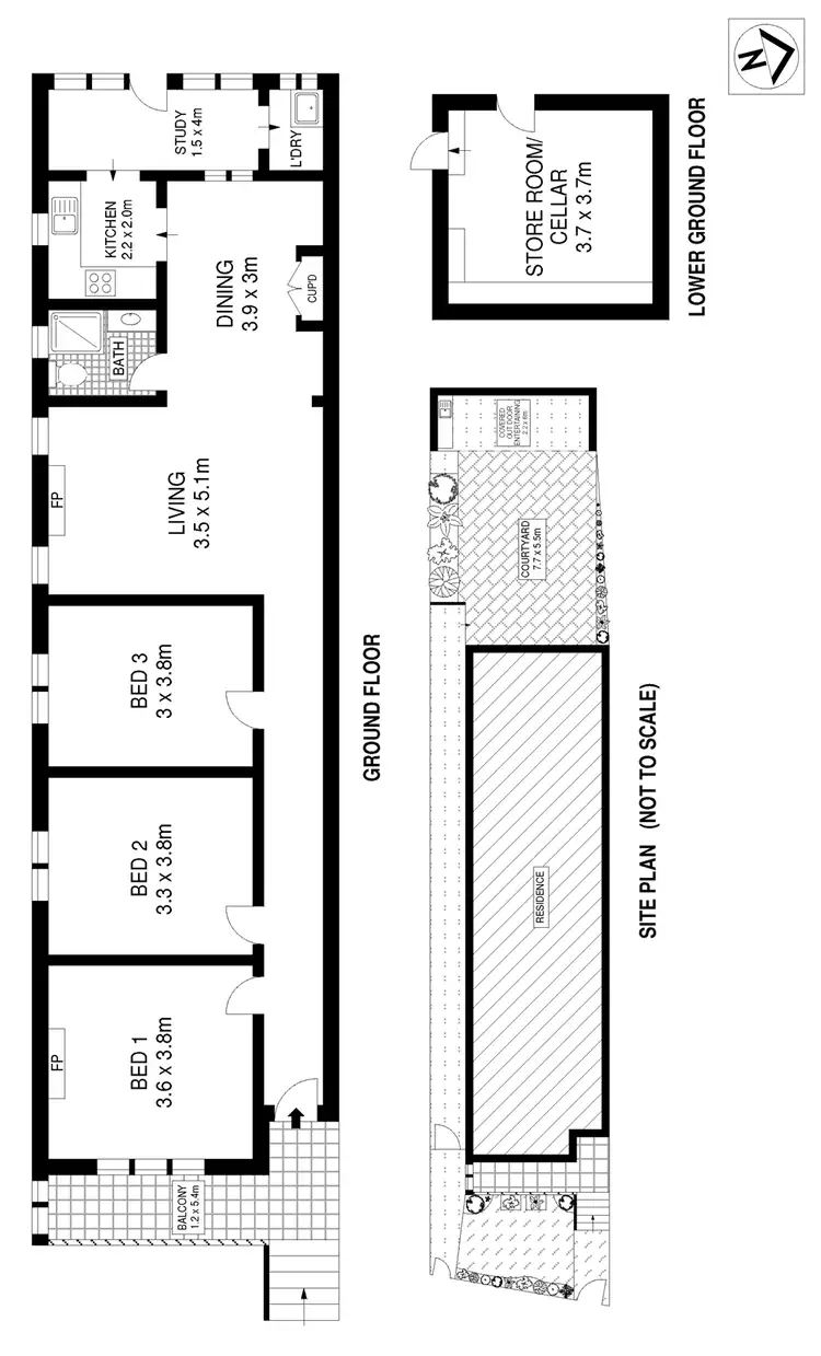 Floorplan of Homely house listing, 22 Albert Street, Petersham NSW 2049