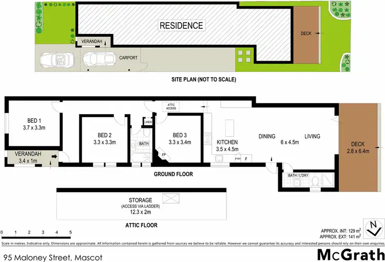 Floorplan of Homely house listing, 95 Maloney Street, Mascot NSW 2020