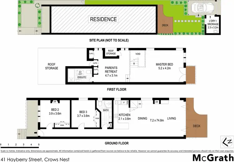 Floorplan of Homely house listing, 41 Hayberry Street, Crows Nest NSW 2065