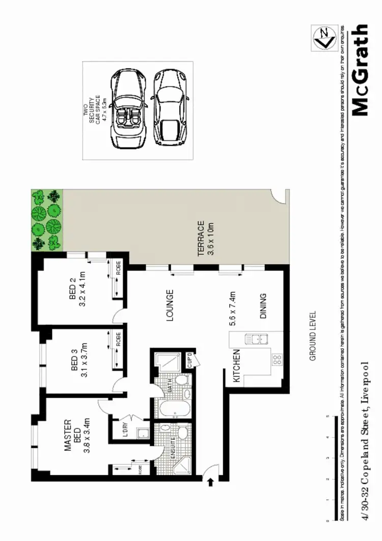 Floorplan of Homely apartment listing, 4/30 Copeland Street, Liverpool NSW 2170