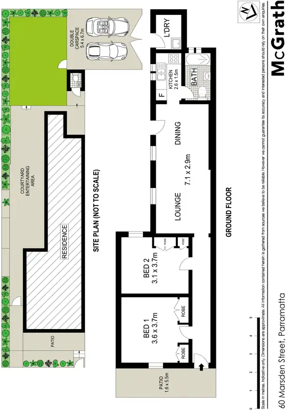 Floorplan of Homely house listing, 60 Marsden Street, Parramatta NSW 2150