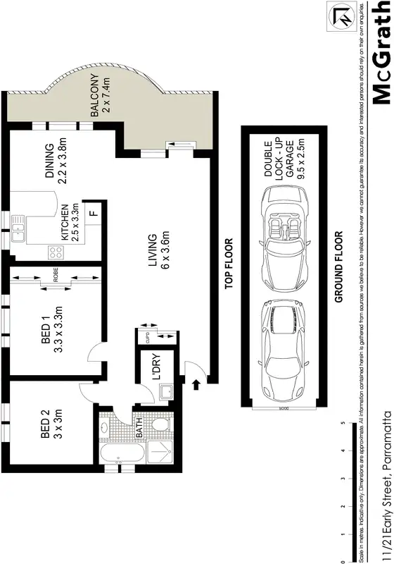 Floorplan of Homely apartment listing, 11/21 Early Street, Parramatta NSW 2150