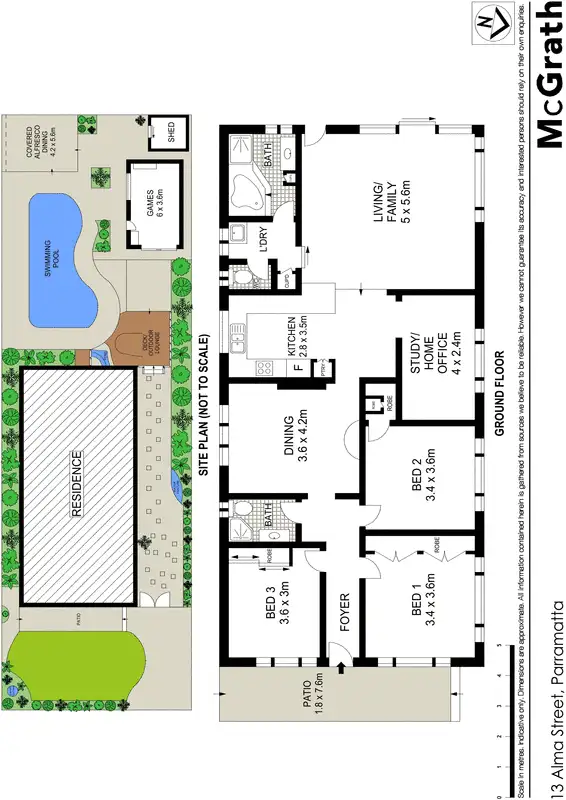 Floorplan of Homely house listing, 13 Alma Street, Parramatta NSW 2150