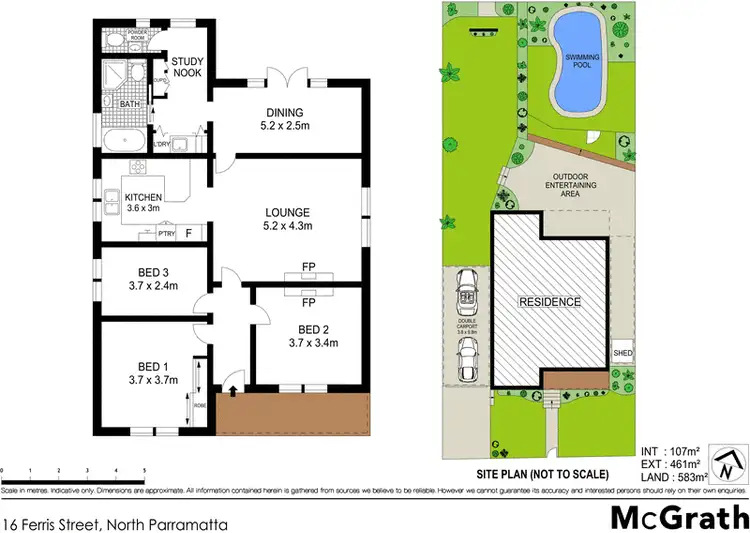 Floorplan of Homely house listing, 16 Ferris Street, North Parramatta NSW 2151