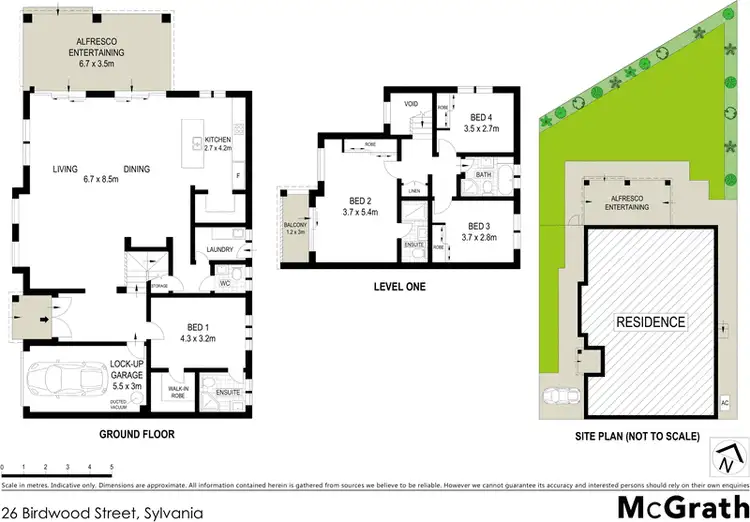 Floorplan of Homely house listing, 26 Birdwood Street, Sylvania NSW 2224