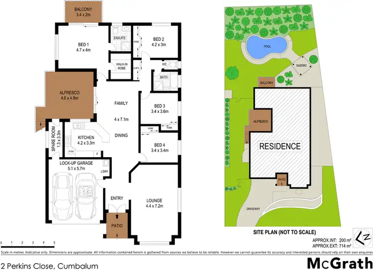 Floorplan of Homely house listing, 2 Perkins Close, Cumbalum NSW 2478