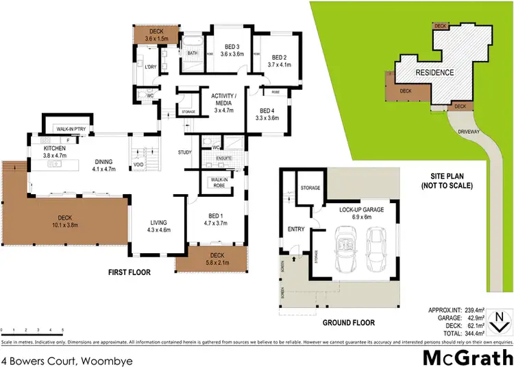Floorplan of Homely house listing, 4 Bowers Court, Woombye QLD 4559